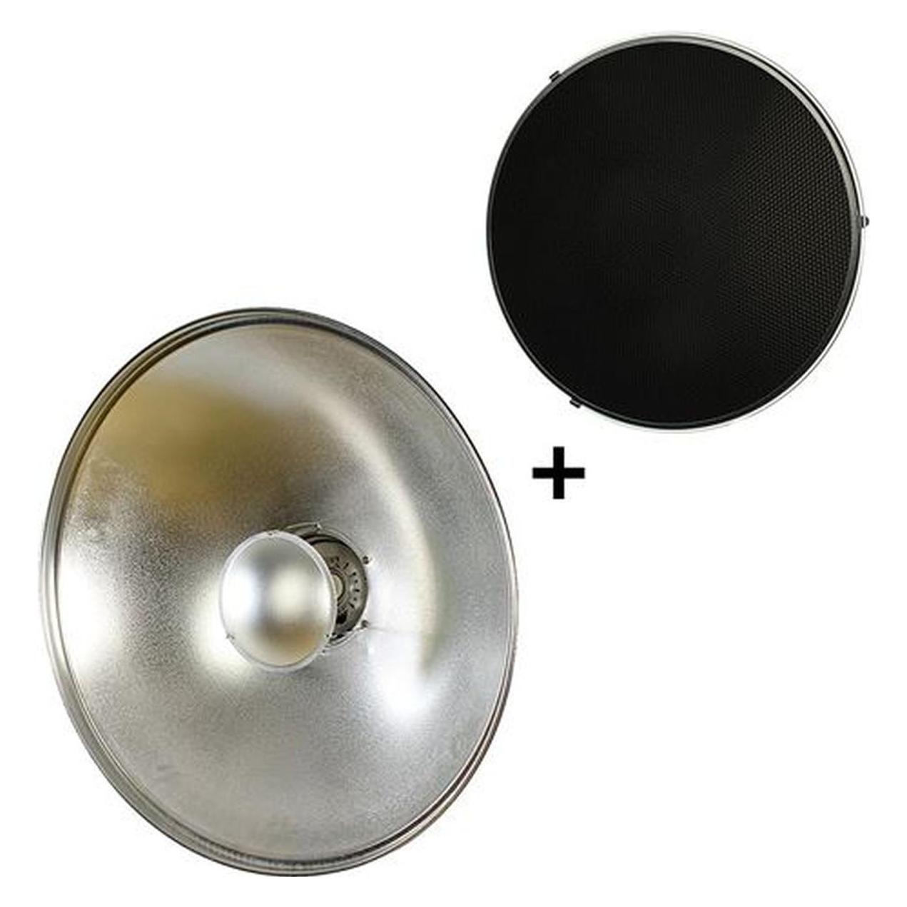Studioking Beauty Dish Silber SK-BD700 70 cm mit Waben (Beauty Dish, 70 cm) (573110)