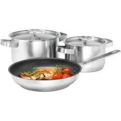 Electrolux E3SS, Pfannenset + Topfset, Silber