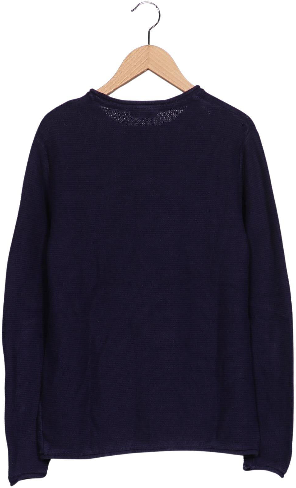 Review Herren Pullover, Marineblau, Gr. S, Baumwolle - Second Hand