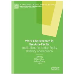 Work-Life Research in the Asia-Pacific, Fachbücher von Sudong Shang, Xi Wen Chan, Luo Lu