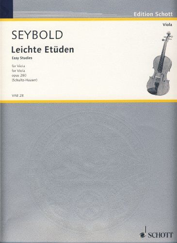 Leichte Etüden: nach den Violin-Etüden. op. 280. Viola. (Edition Schott) - Preis vom 11.10.2026 03:10:56 h