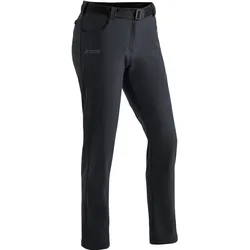 Maier Sports, Damen, Outdoorhose, Perlit (42, L, XL), Schwarz