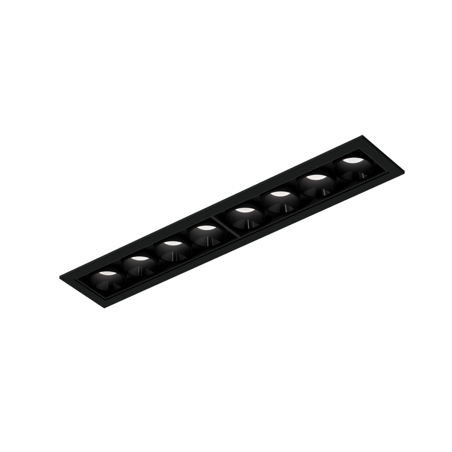 Wever & Ducré LED-Einbaudownlight LINOO CEILING REC 8.0 schwarz 2700K/3000K (ohne Treiber) 109361BB9 5404037372270