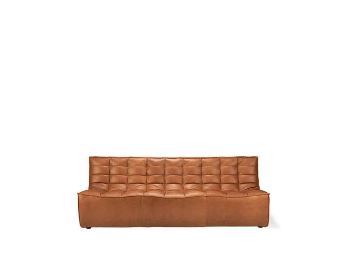 Ethnicraft N701 Sofa 3-Sitz Läder old saddle