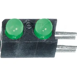 DIAL 553-0122F - LED-Baustein, grün, 3 mm, 16 mcd, 45°
