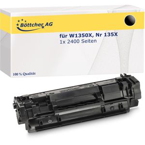 Kompatibel für HP 135X, W1350X, 2400 Seiten, schwarz Druckerpatrone