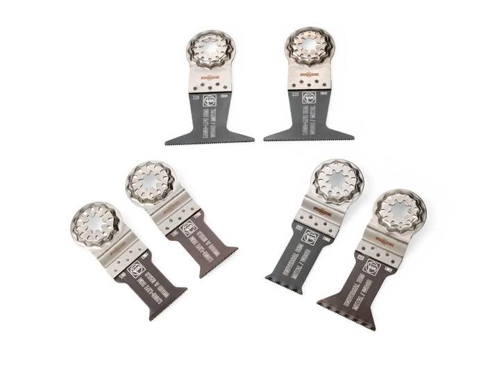 Set De Lames Oscillantes Fein Best Of E-cut Starlock Bois Métal
