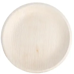 MONOUSO - Palmblatt Teller Rund Ø18cm (25 Stück)