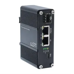 Exsys PoE++ Splitter USB-C PD 60W, SFP, Netzwerkadapter (802.3bt (PoE++), 60 W), PoE Injector