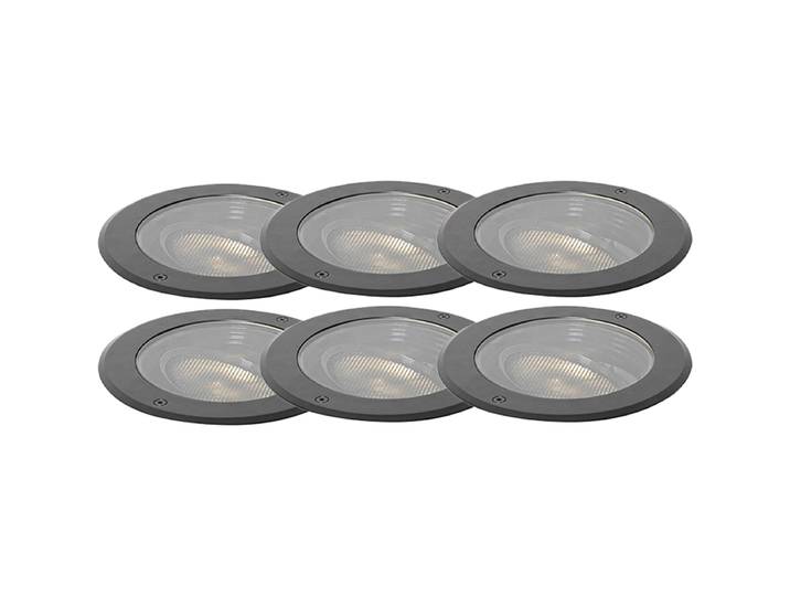 Ensemble de 6 spots encastrés AR111 orientables IP65 - Delux