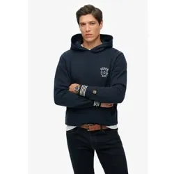 Superdry für Herren. M2014280A Athletic Club Haube grün (XXL), Lässig, Baumwolle, Langarm, Marine