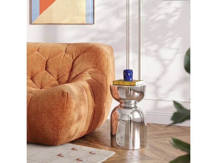 HABITAT - Table d'appoint en métal - Chrome - Pixie