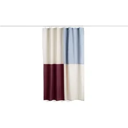 HAY, Duschvorhang, - Check Shower Curtain - W180 x L200 cm - Burgundy (180 x 200 cm)