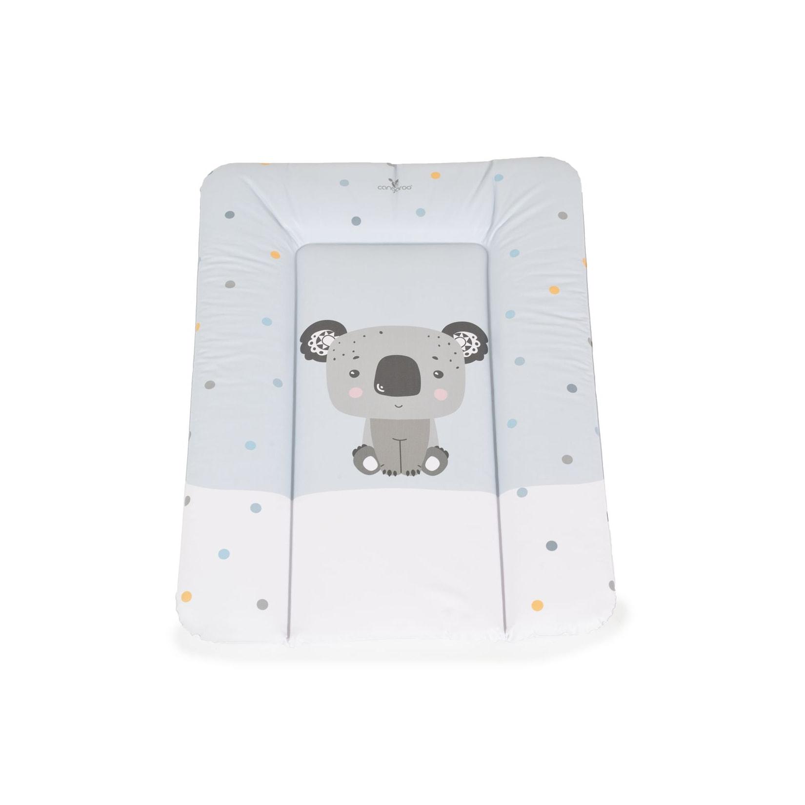 Cangaroo Wickelauflage Soft 50 x 70 cm, gepolstert erhöhter Rand, abwaschbar hellblau