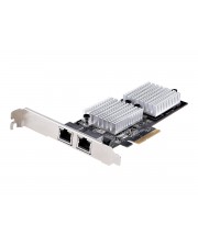 StarTech.com SCHEDA DI RETE PCIe A 2 PORTE Transceiver PCI 10 Gbps 2-Port Ethernet (ST10GSPEXNDP2)