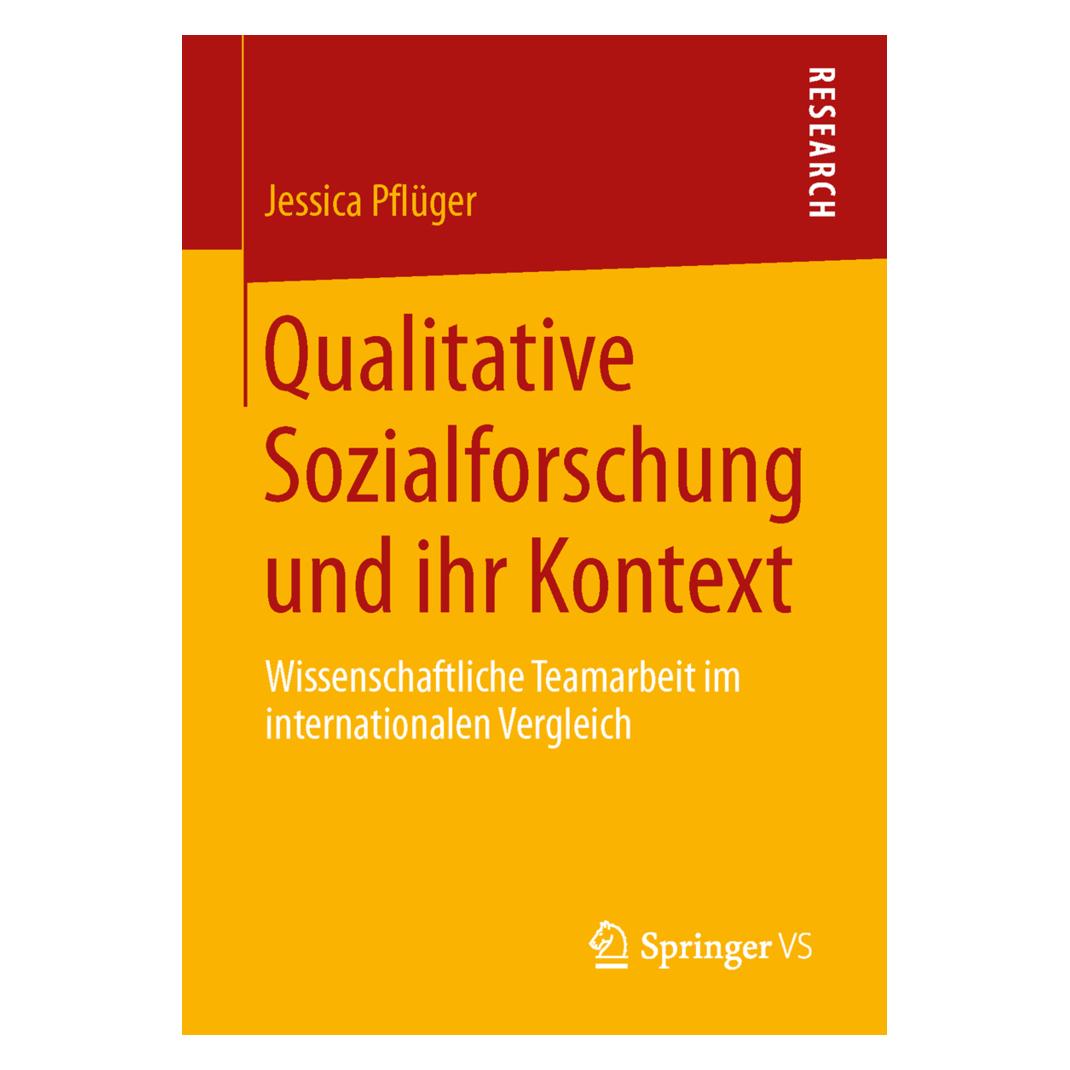 Springer Qualitative Sozialforschung und ihr Kontext (Deutsch, Softcover, Jessica Pflüger) (7435785)