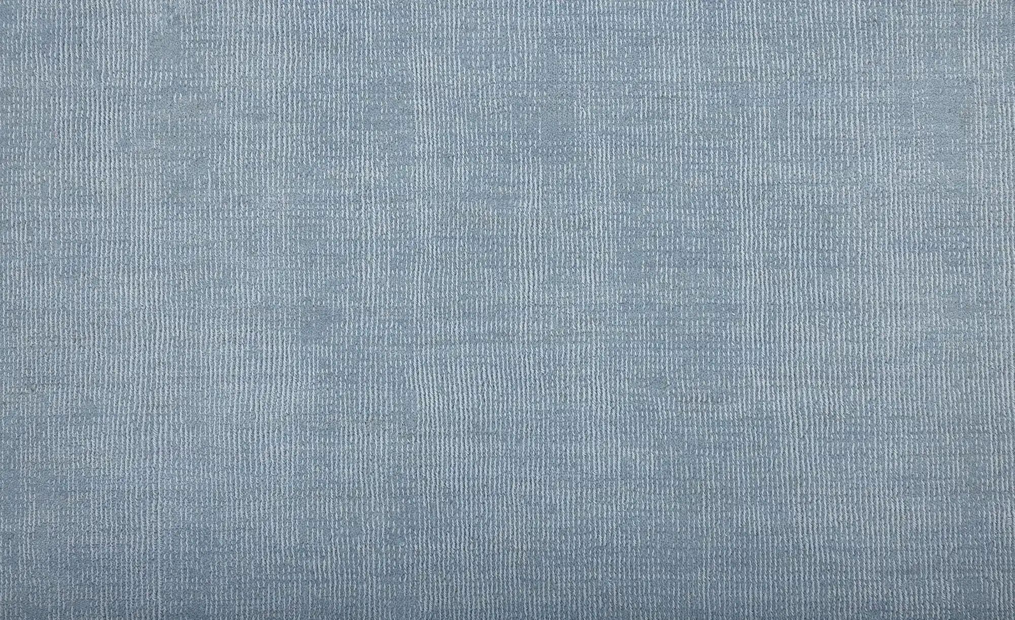 Höffner Handweb-Teppich  Vinaya ¦ blau ¦ Wolle ¦ Maße (cm): B: 140