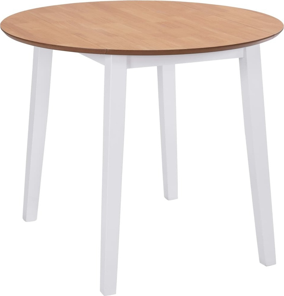 Prolenta Ronde Inklapbare Eettafel voor Keuken en Eetkamer
