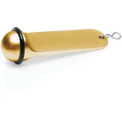 WAS Germany - Schlüsselanhänger Set, 11 cm, titanium gold, Set á 10 Stück, Zinkguss