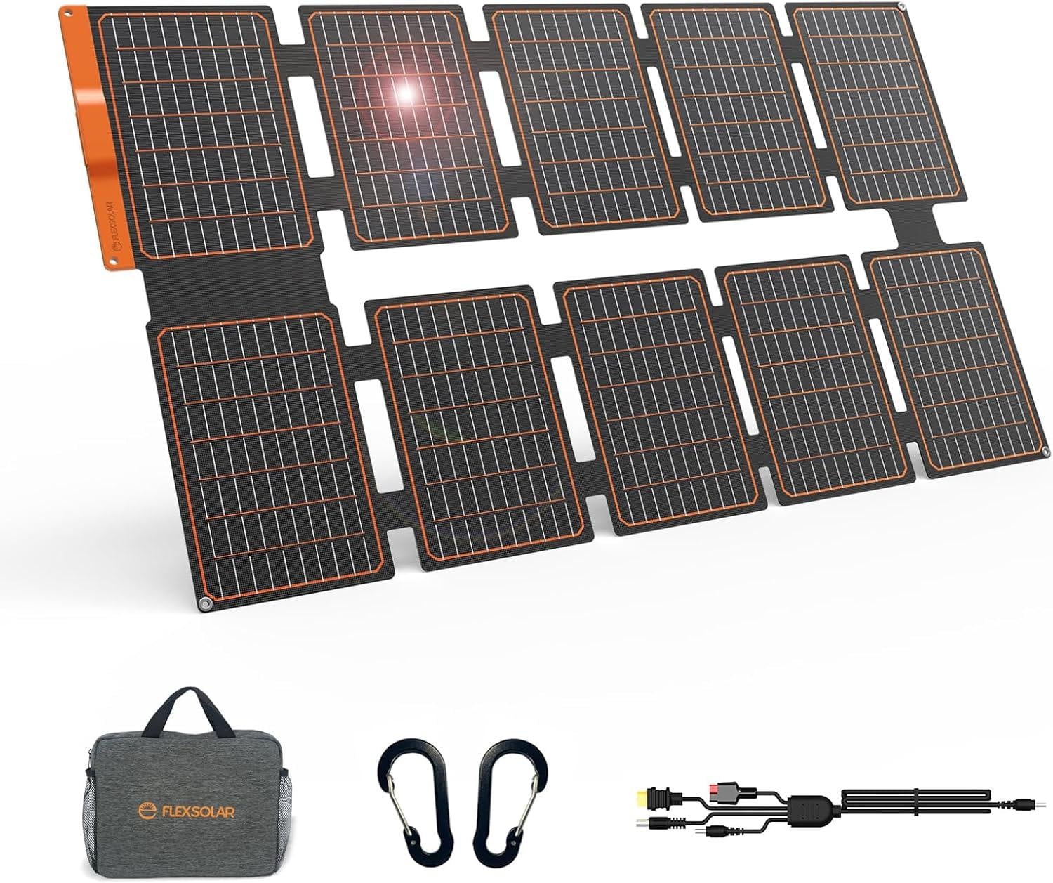 Selius 100W Opvouwbaar Zonnepaneel - Draagbare Solar Charger