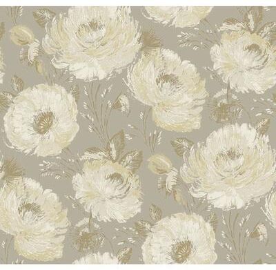 Seabrook Designs Cinna Floral Unpasted Wallpaper