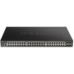 D-Link DGS-1250-52XMP/E, 52-Port Smart Managed PoE+ Gigabit Switch