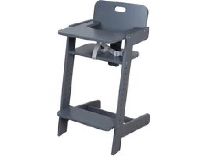 ROBA Chaise haute évolutive (Grow Up, anthracite)