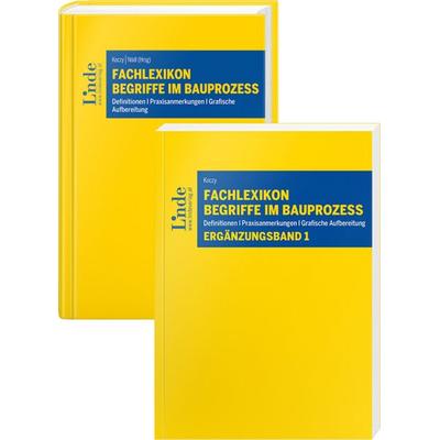 Fachlexikon Begriffe im Bauprozess inkl. Ergänzungsband 1, Gebundene Ausgabe von Julia Haumer-Mörzinger,Christopher Peitsch,Elisabeth Stocker, Linde,