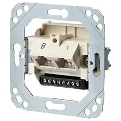 Metz, Steckdose, Anschlussdose UAE Design 8/8(4) UP0 Cat3 m. Schraubklemme 130064120-I