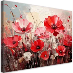 LEINWANDBILD Blumen 90x60cm