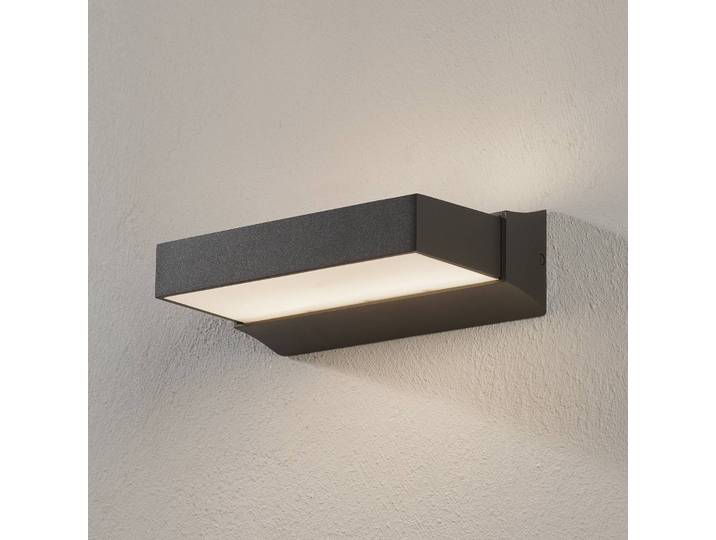 Trio Lighting LED Außenwandleuchte Cuando, schwarz, Aluminium, Modern, Wandlampe