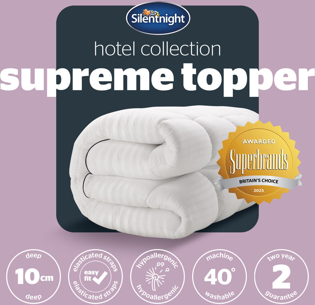 Silentnight Hotel Collection Supreme Mattress Topper 10cm White Double (4'6)