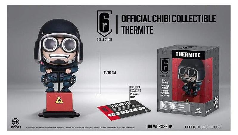 Six Collection Rainbow Six Siege Thermite figuur, multicolour, Hoogte: 10 cm