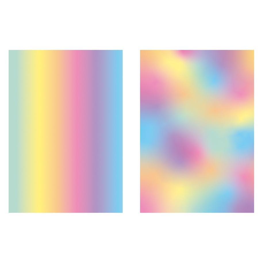 Folia Glanzpapier Rainbow 100g/m² 35x50cm, 20 Bogen (100 g/m²) (73551/20)