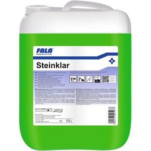 FALA Steinreiniger 2507, Steinklar, Konzentrat, für Naturstein, Feinstein & Fliesen, innen, Kanister 10 Liter