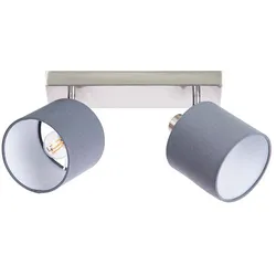 Wohnzimmerleuchte Deckenlampe Flurleuchte 2 Flammig Spots verstellbar E14 B 25cm