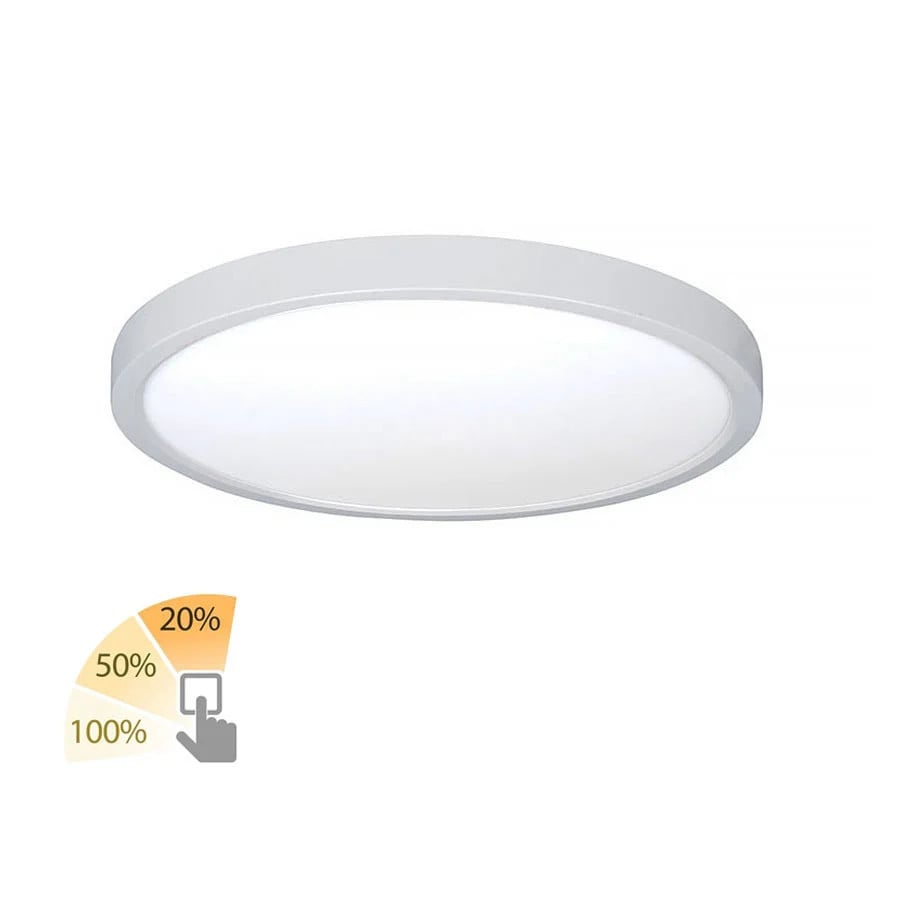 Highlight Piatto LED Plafondlamp wit, Diameter: 30,5 cm