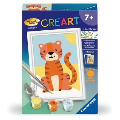 CreArt, Malen nach Zahlen Kinder - Kleiner Tiger