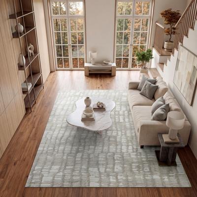 KALATY Natural Grid Indoor/Outdoor Area Rug