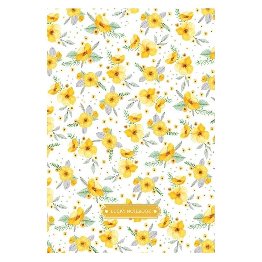 Fresh Dekoratives Notizbuch 143x210/96K Raster Blumen (A5, Harter Einband) (457644)