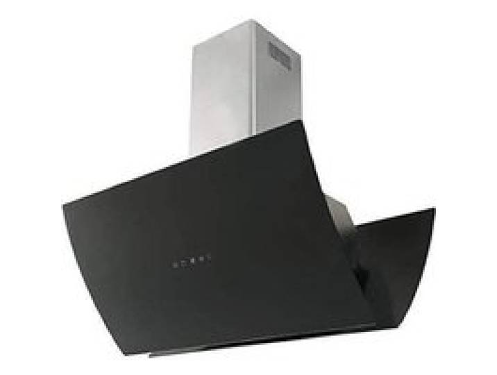 Kaiser hotte îlot hotte aspirante îlot 90cm 1250 m³/h 3 Niveaux de Puissance éclairage LED Inox verre noir Hotte téléco