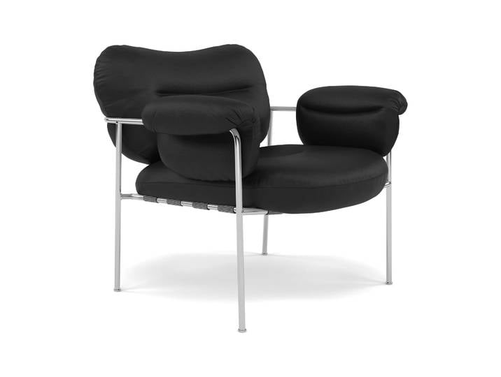 Fogia Bollo Sessel der Elmosoft 99999-polished stainless steel
