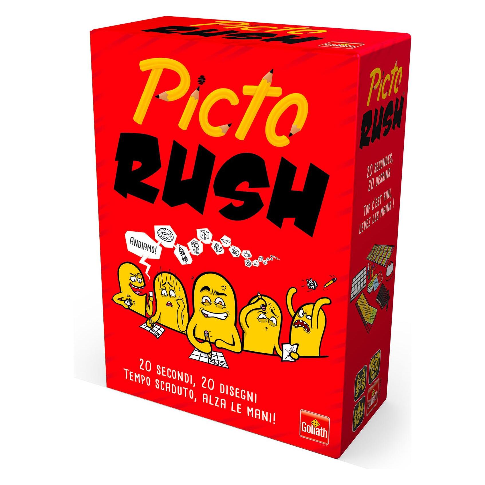 Goliath Toys 370.980.006 GOLIATH - PICTO RUSH (Italienisch, 3 - 8 Spieler) (20587)