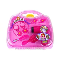 Prinzessin im Koffer-Set – Haartrockner, Ohrringe, Stirnband, Rosa