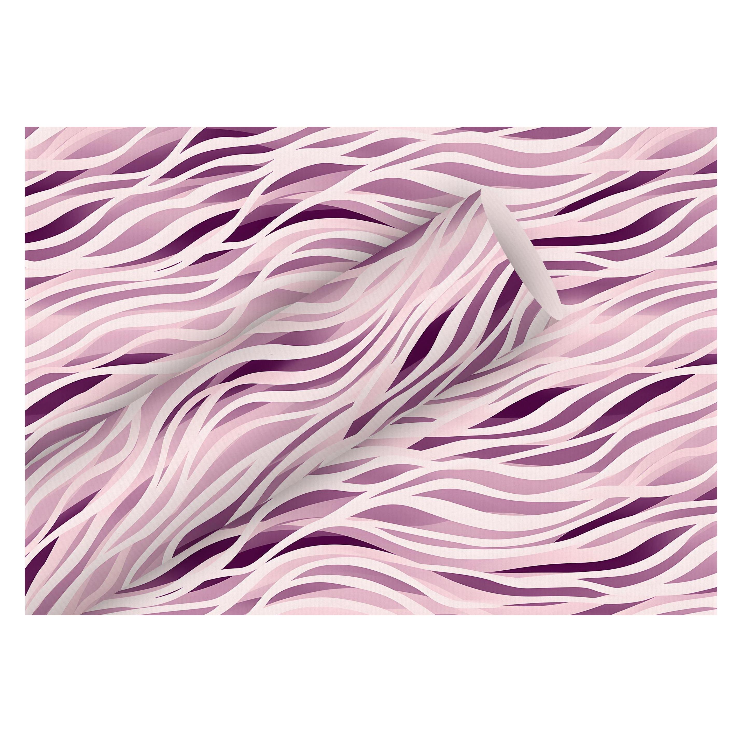 Braun + Company Geschenkpapier 2mx70cmBy Na.Kraft ws.Soft Wave purp (1358-25402)