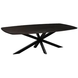 MAISON Esstisch Newark 275 x 130 cm Holz Braun