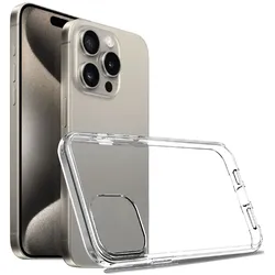 MobileKing Transparente Handyhülle für iPhone 15 - Backcover, TPU, Stoßdämpfend - MBK100