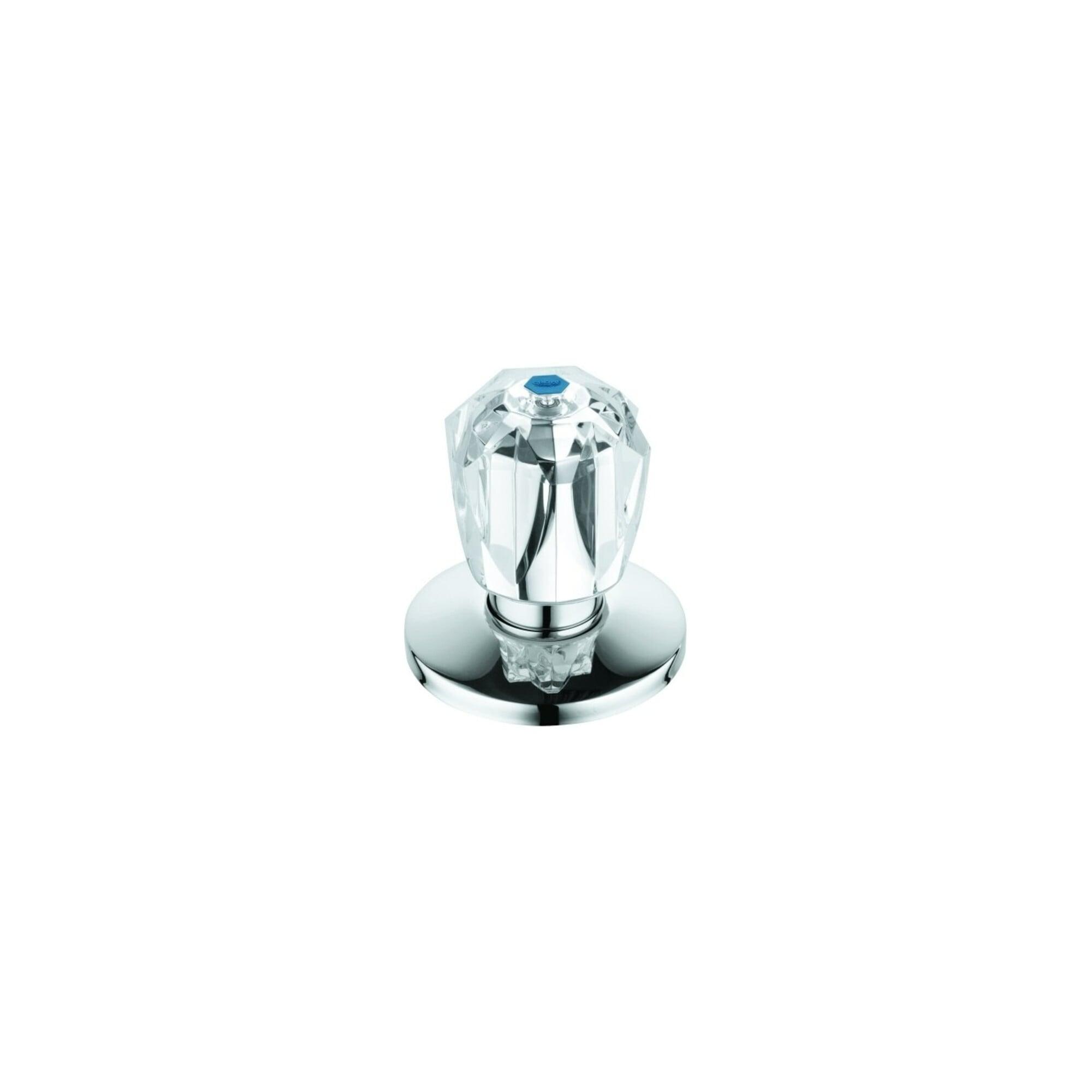 Grohe Oberteil 11544 3/4" für UP-Ventile Brillant Griff Markierung blau chrom (11544000)