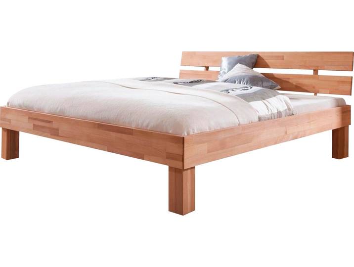 Massivholzbett RELITA Julia, Deal für begrenzte Zeit , beige (buche geölt), B:95cm H:75cm L:212cm, Betten, Massivholzbett, stabverleimte Buche, oberfläche geölt, verschiedene Breiten