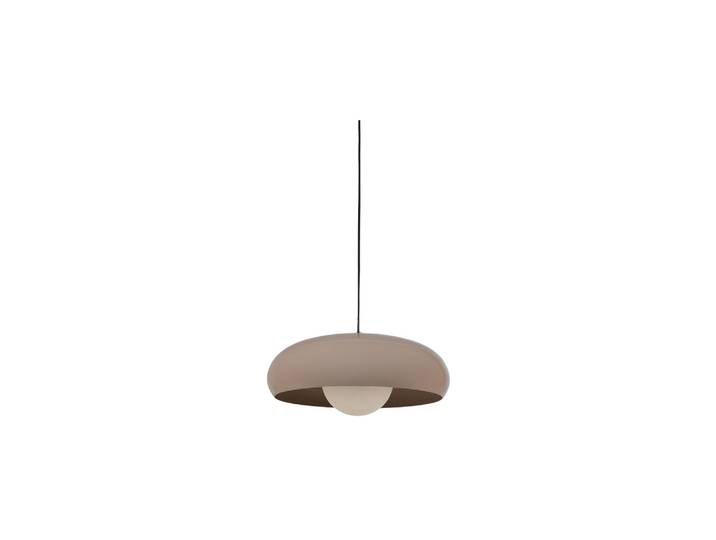 Suspension ronde métal sable brillant TIVO